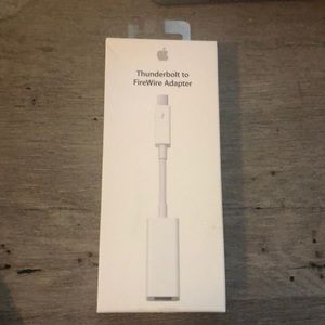 Thunderbolt to FireWire adapter